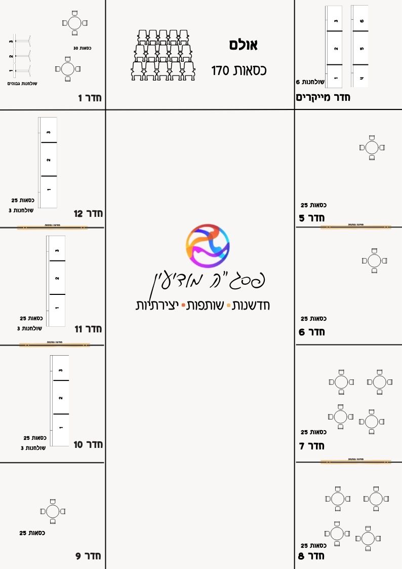 פסגה שעות וחדרים